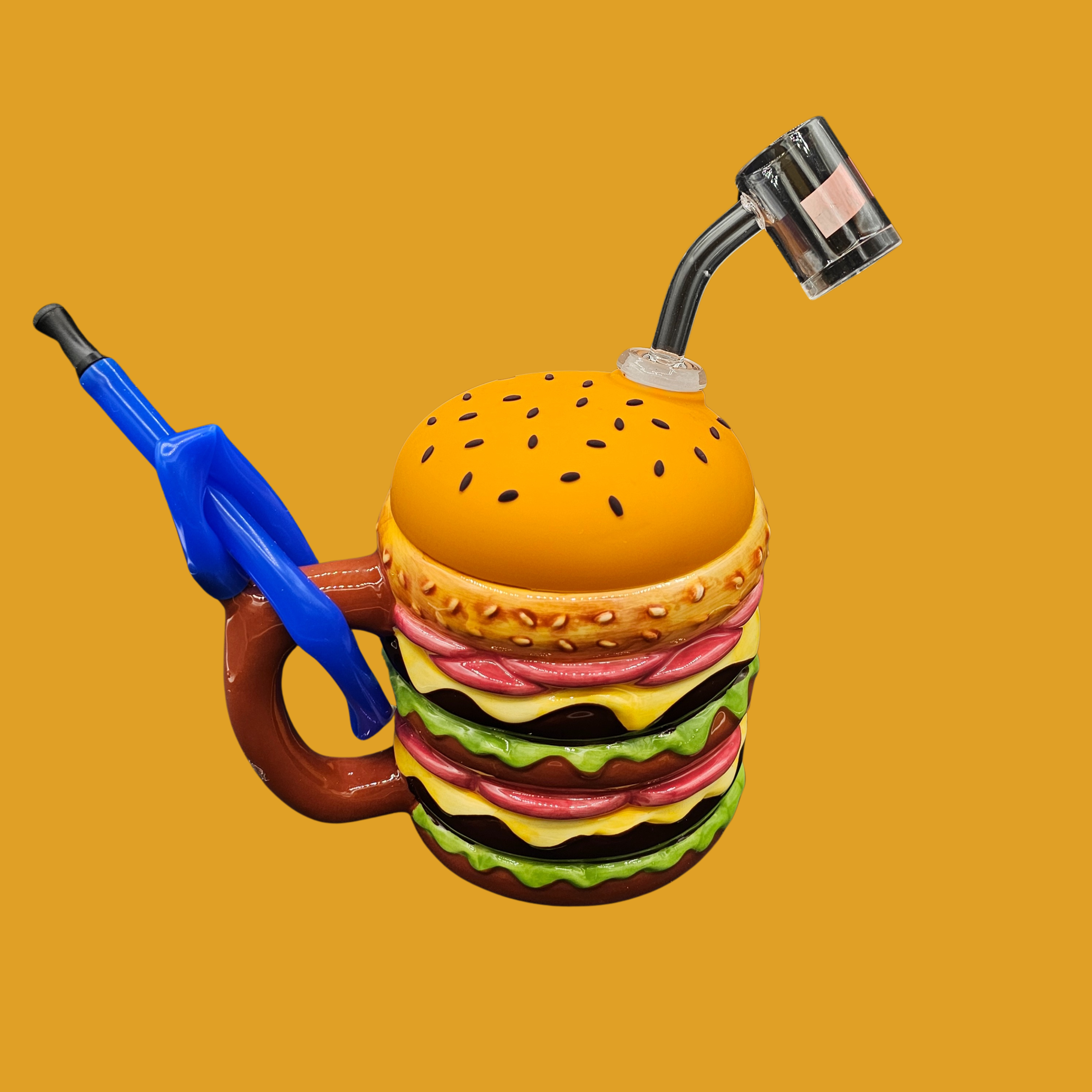 Burger Ceramic Bong
